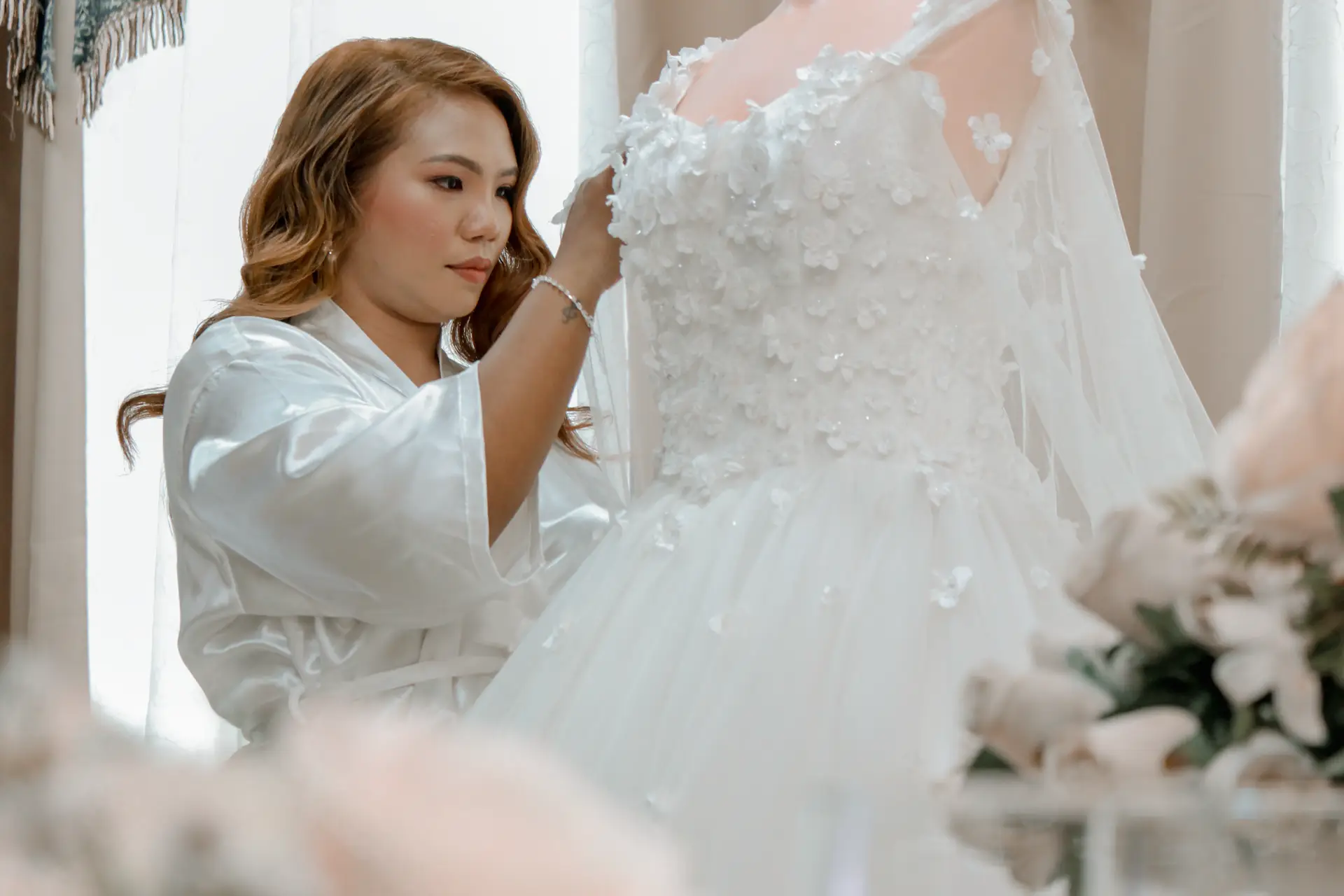 Bridal fitting session